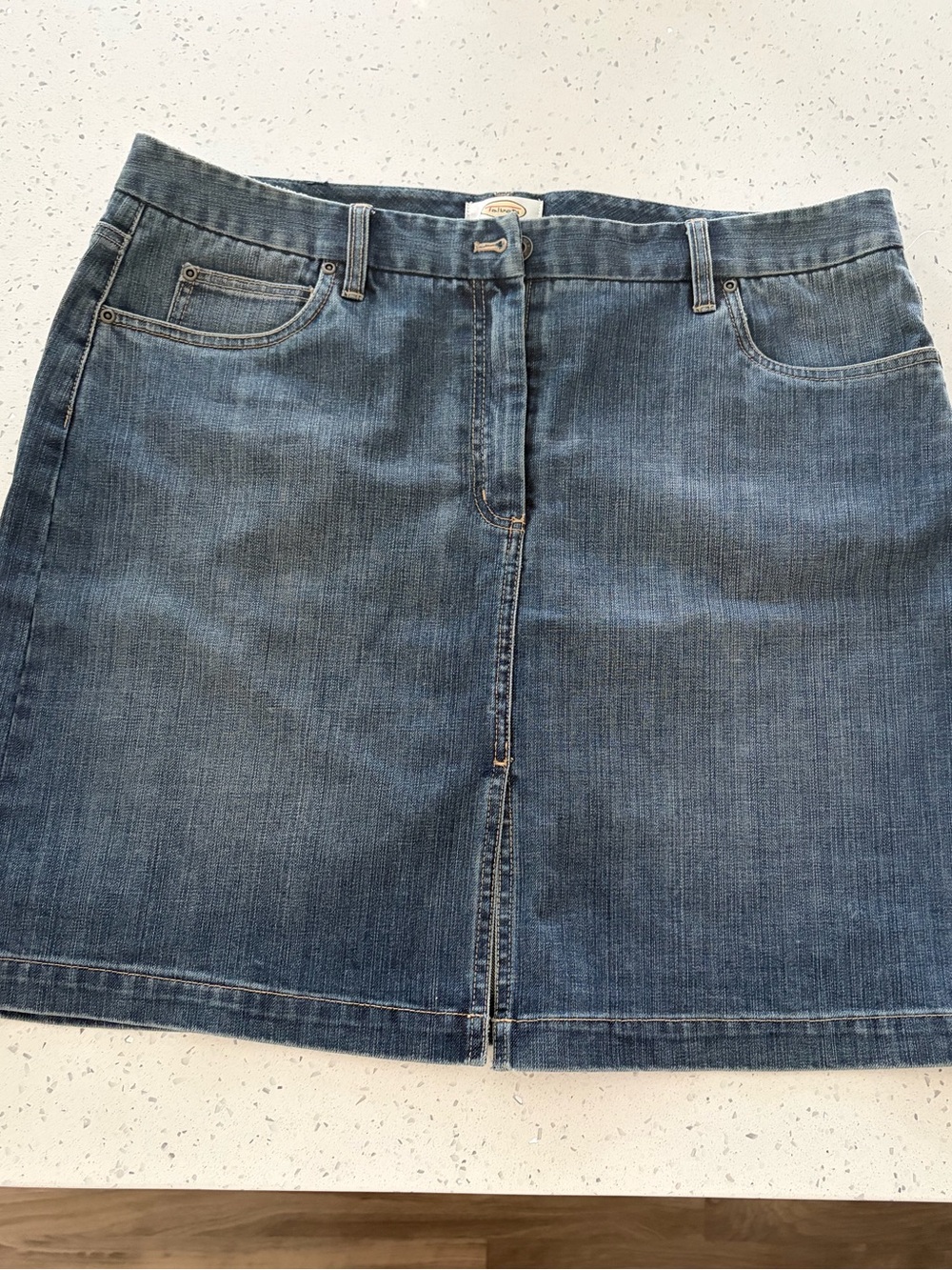 Talbots Blue Denim Mini Skirt